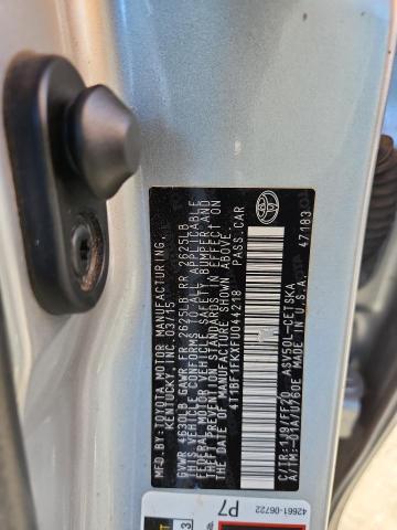 4T1BF1FKXFU044218 - 2015 TOYOTA CAMRY LE SILVER photo 12