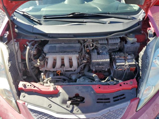 JHMGE88459C007655 - 2009 HONDA FIT SPORT RED photo 11