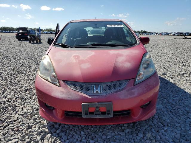 JHMGE88459C007655 - 2009 HONDA FIT SPORT RED photo 5