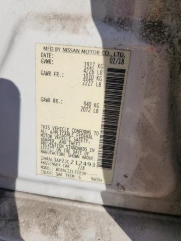 1N4AL3AP2JC212493 - 2018 NISSAN ALTIMA 2.5 Ağ foto 12