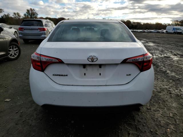 2T1BURHE5GC688319 - 2016 TOYOTA COROLLA L WHITE photo 6