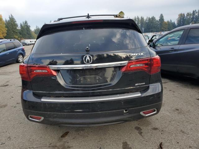 5FRYD4H89EB050105 - 2014 ACURA MDX ADVANCE BLACK photo 6