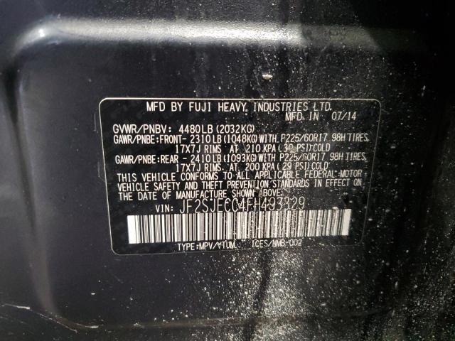 JF2SJECC4FH493329 - 2015 SUBARU FORESTER 2.5I PREMIUM 蓝色 照片 13