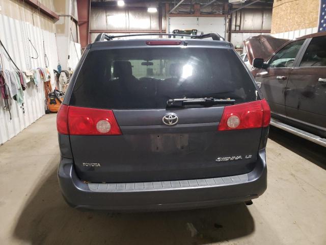 5TDZK23C38S207705 - 2008 TOYOTA SIENNA CE GRAY photo 6