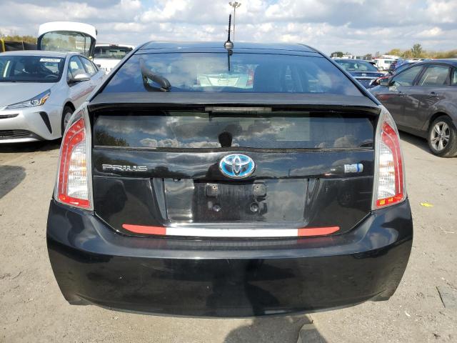 JTDKN3DU3C5475951 - 2012 TOYOTA PRIUS BLACK photo 6