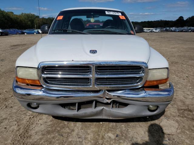 1B7GL22X2XS123423 - 1999 DODGE DAKOTA WHITE photo 5