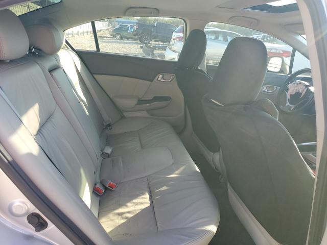 19XFB2F9XCE003327 - 2012 HONDA CIVIC EXL ვერცხლისფერი ფოტო 10