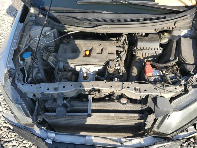 19XFB2F9XCE003327 - 2012 HONDA CIVIC EXL ვერცხლისფერი ფოტო 11
