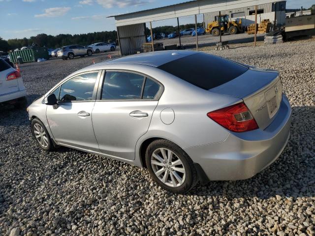 19XFB2F9XCE003327 - 2012 HONDA CIVIC EXL ვერცხლისფერი ფოტო 2