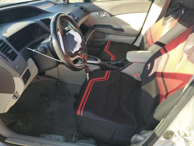 19XFB2F9XCE003327 - 2012 HONDA CIVIC EXL ვერცხლისფერი ფოტო 7