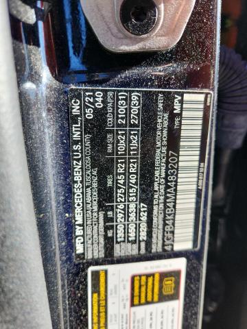 4JGFB4KB4MA483207 - 2021 MERCEDES-BENZ GLE 350 4MATIC BLACK photo 13