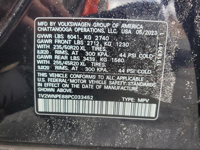 1V2WNPE88PC033452 - 2023 VOLKSWAGEN ID.4 PRO S Қара фото 14