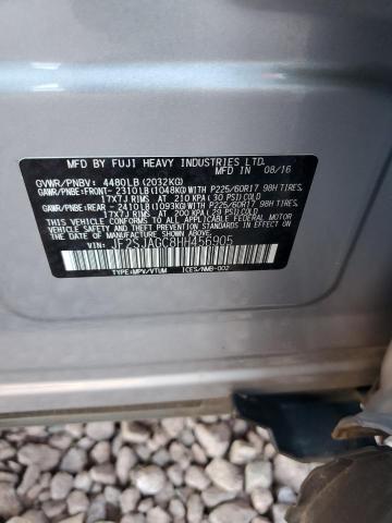 JF2SJAGC8HH456905 - 2017 SUBARU FORESTER 2.5I PREMIUM 银色 照片 12