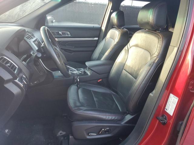 1FM5K8GT7HGA26141 - 2017 FORD EXPLORER SPORT Kırmızı fotoğraf 7