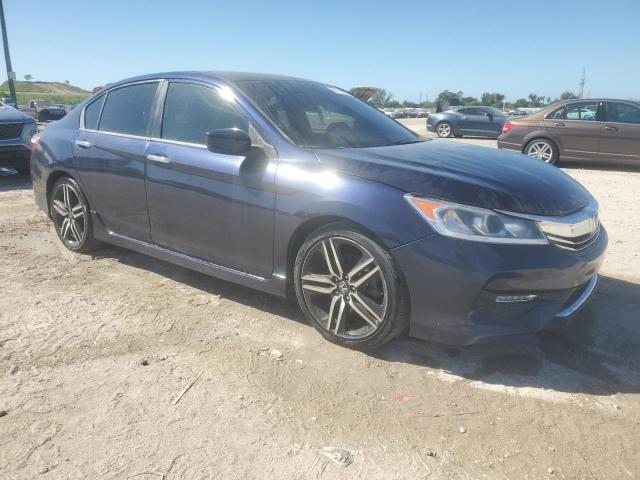 1HGCR2F55HA155698 - 2017 HONDA ACCORD SPORT Mavi fotoğraf 4