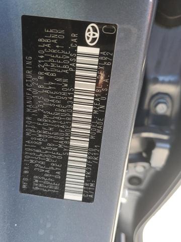 5YFB4MDE1RP093415 - 2024 TOYOTA COROLLA LE BLUE photo 12