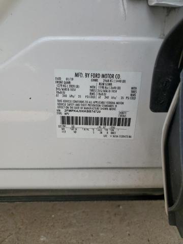 2FMPK4J9XKBB74720 - 2019 FORD EDGE SEL Weiß Foto 13