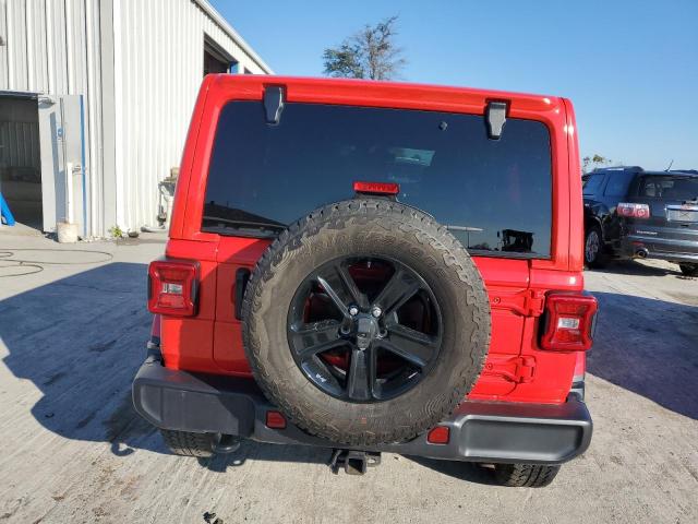 1C4HJXEN5MW626501 - 2021 JEEP WRANGLER U SAHARA 红色 照片 6