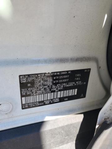 2T3W1RFV7LC072250 - 2020 TOYOTA RAV4 XLE WHITE photo 14