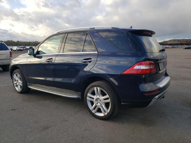 4JGDA5HB0FA512356 - 2015 MERCEDES-BENZ ML 350 4MATIC BLUE photo 2