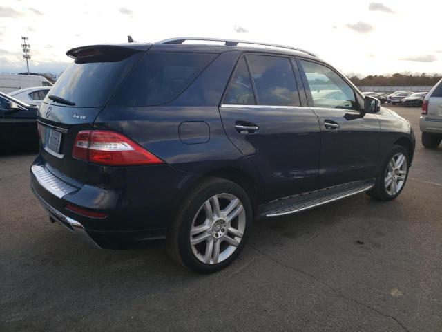 4JGDA5HB0FA512356 - 2015 MERCEDES-BENZ ML 350 4MATIC BLUE photo 3