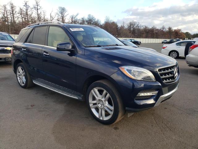 4JGDA5HB0FA512356 - 2015 MERCEDES-BENZ ML 350 4MATIC BLUE photo 4