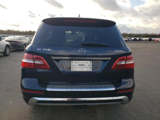 4JGDA5HB0FA512356 - 2015 MERCEDES-BENZ ML 350 4MATIC BLUE photo 6