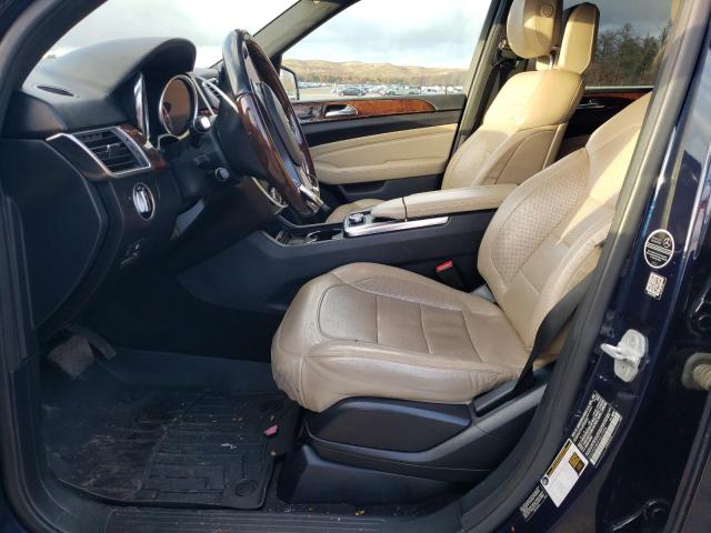 4JGDA5HB0FA512356 - 2015 MERCEDES-BENZ ML 350 4MATIC BLUE photo 7