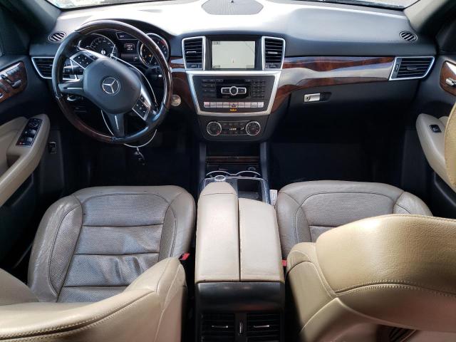 4JGDA5HB0FA512356 - 2015 MERCEDES-BENZ ML 350 4MATIC BLUE photo 8