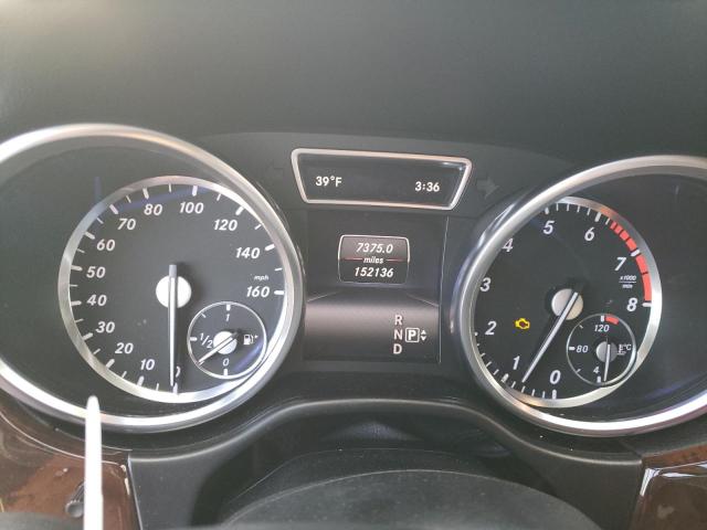 4JGDA5HB0FA512356 - 2015 MERCEDES-BENZ ML 350 4MATIC BLUE photo 9