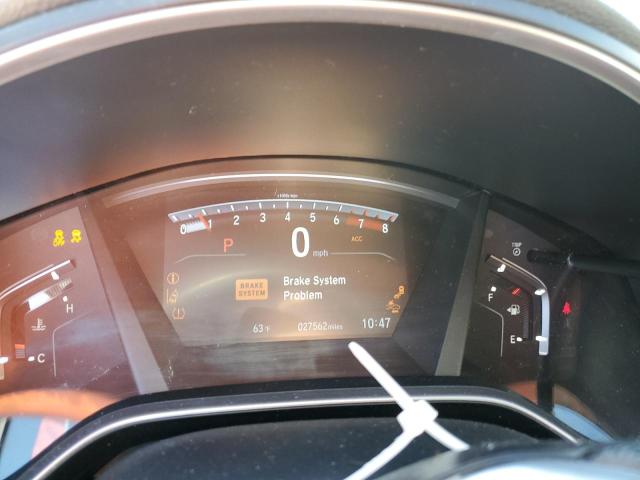 7FARW2H55KE021551 - 2019 HONDA CR-V EX SILVER photo 9