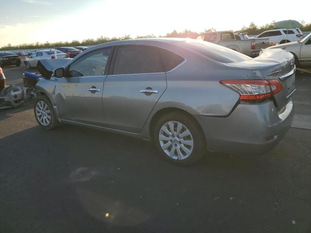 3N1AB7AP9DL757557 - 2013 NISSAN SENTRA S SILVER photo 2