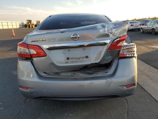 3N1AB7AP9DL757557 - 2013 NISSAN SENTRA S SILVER photo 6