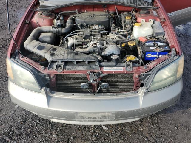 4S3BH675X46624722 - 2004 SUBARU LEGACY OUTBACK AWP Բորդո լուսանկար 11