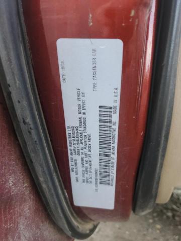 4S3BH675X46624722 - 2004 SUBARU LEGACY OUTBACK AWP Բորդո լուսանկար 12