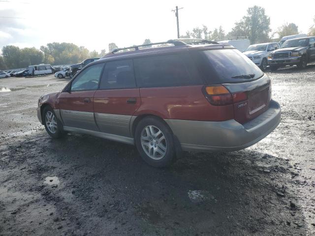 4S3BH675X46624722 - 2004 SUBARU LEGACY OUTBACK AWP Բորդո լուսանկար 2
