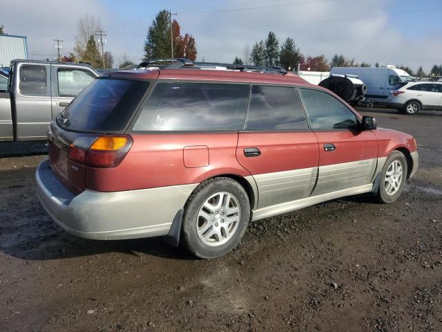 4S3BH675X46624722 - 2004 SUBARU LEGACY OUTBACK AWP Բորդո լուսանկար 3