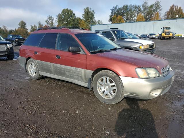 4S3BH675X46624722 - 2004 SUBARU LEGACY OUTBACK AWP Բորդո լուսանկար 4