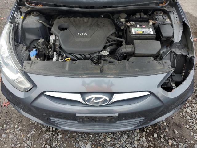 KMHCT4AE4CU075119 - 2012 HYUNDAI ACCENT GLS CHARCOAL photo 11
