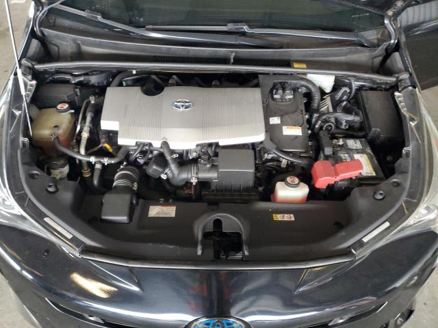 JTDKBRFU3J3587487 - 2018 TOYOTA PRIUS BLACK photo 11