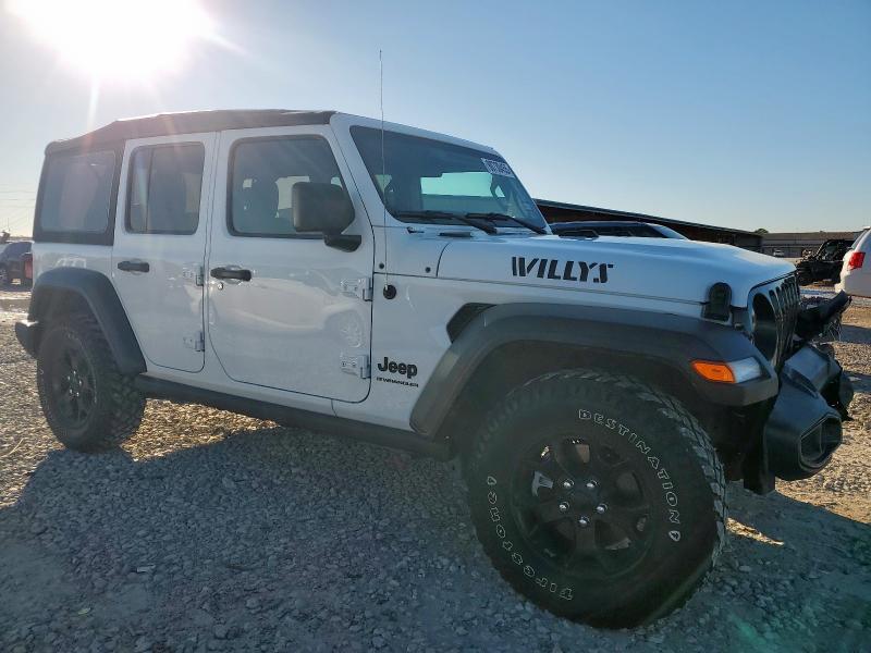 1C4HJXDN8PW522221 - 2023 JEEP WRANGLER SPORT 白色 照片 4