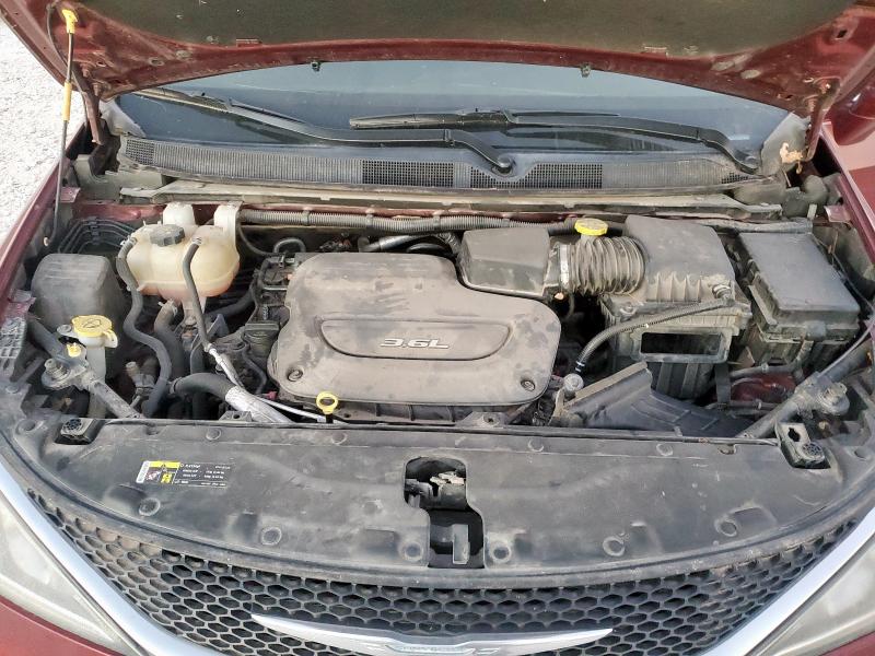 2C4RC1EG1HR531381 - 2017 CHRYSLER PACIFICA TOURING L PLUS MAROON photo 12