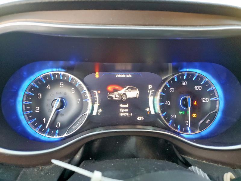 2C4RC1EG1HR531381 - 2017 CHRYSLER PACIFICA TOURING L PLUS MAROON photo 9