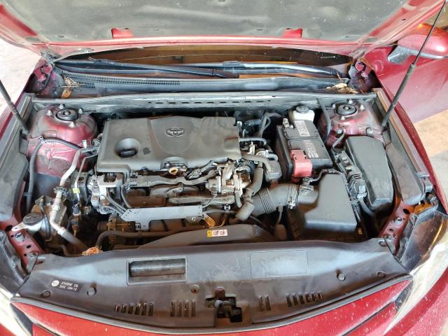 4T1B11HK1KU242921 - 2019 TOYOTA CAMRY L RED photo 11