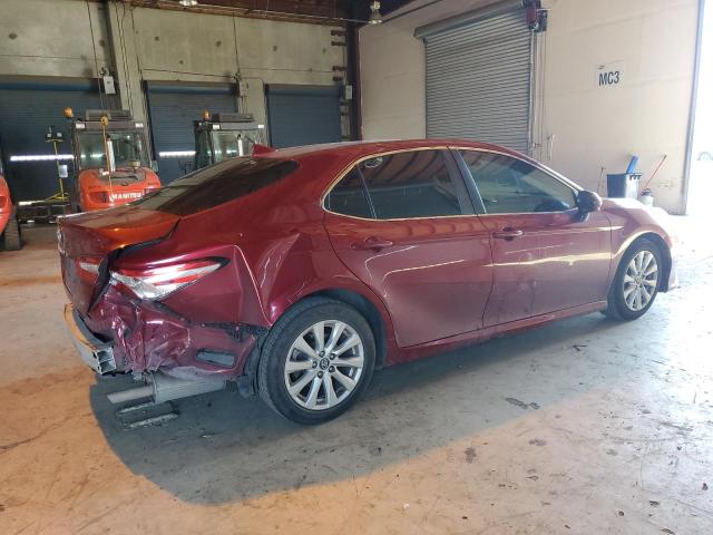 4T1B11HK1KU242921 - 2019 TOYOTA CAMRY L RED photo 3