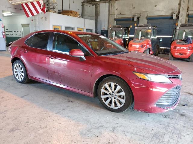 4T1B11HK1KU242921 - 2019 TOYOTA CAMRY L RED photo 4
