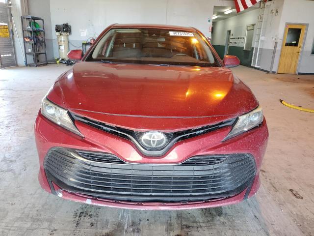 4T1B11HK1KU242921 - 2019 TOYOTA CAMRY L RED photo 5