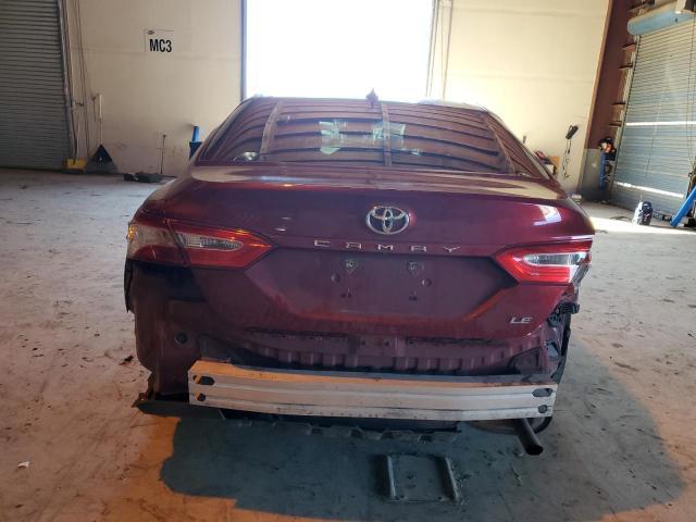 4T1B11HK1KU242921 - 2019 TOYOTA CAMRY L RED photo 6