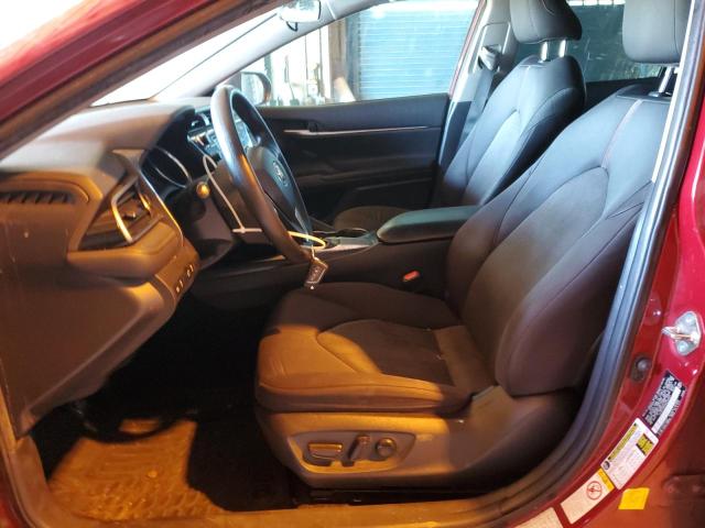 4T1B11HK1KU242921 - 2019 TOYOTA CAMRY L RED photo 7