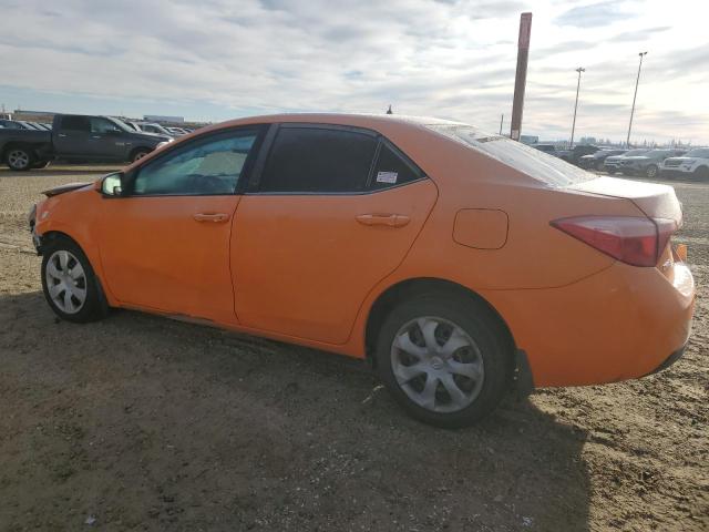 2T1BURHE9HC842323 - 2017 TOYOTA COROLLA L ORANGE photo 2